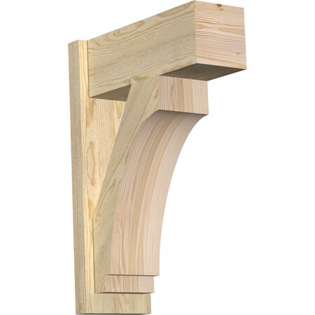 Ekena Millwork Imperial Block Rough Sawn Outlooker, Douglas Fir, 8"W x 20"D x 28"H OUT08X20X28IMP05RDF